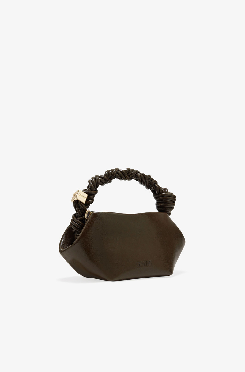 GANNI DARK OLIVE OLEATEX MINI GANNI BOU BAG outlook