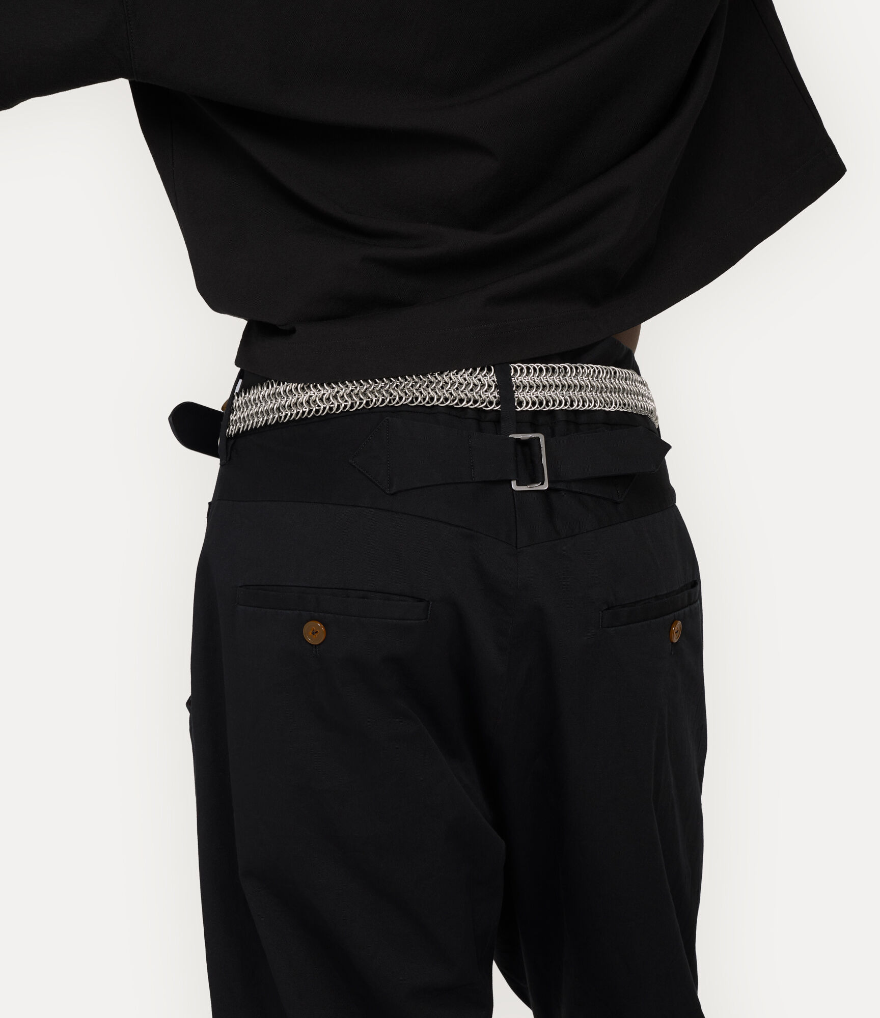 CHAIN LEATHER BELT - 5