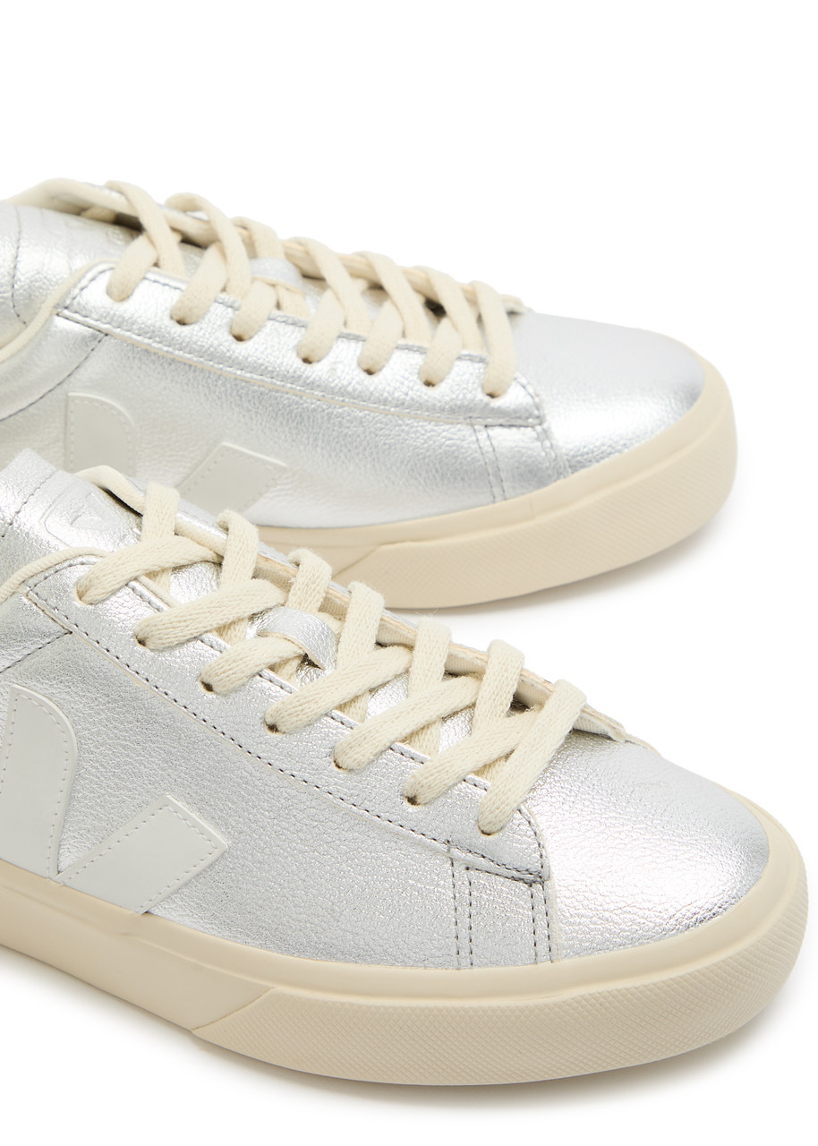 Veja Campo Metallic Leather Sneakers - 3