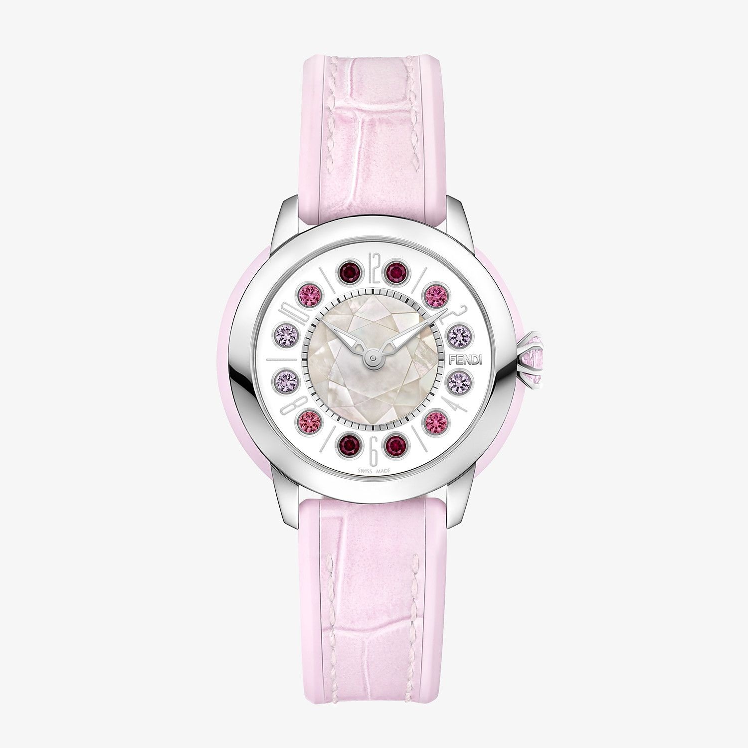 38 mm - Watch with rotating precious stones - 1