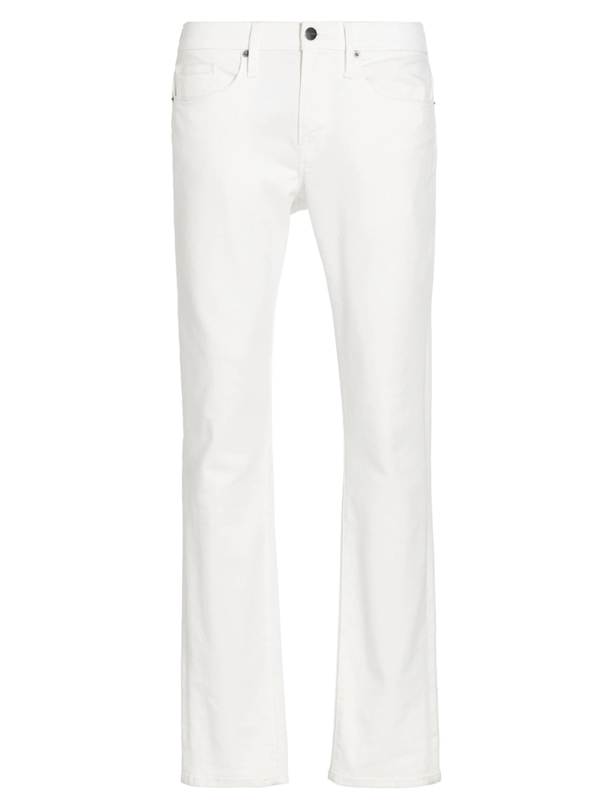 Men's L'Homme Cotton-Blend Slim-Fit Jeans - Whisper White - 1