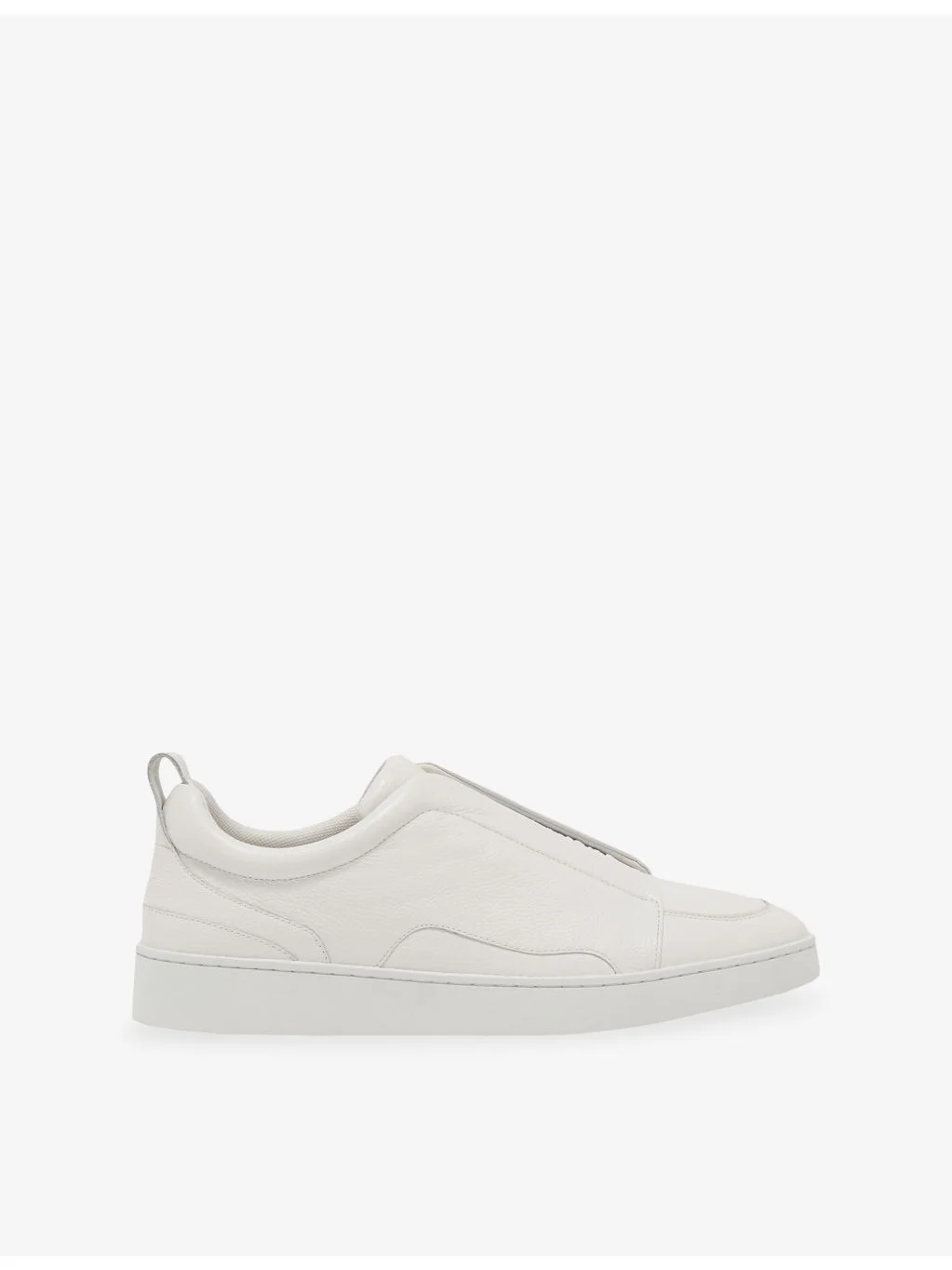 Henry Elasticated Leather Trainers - 1