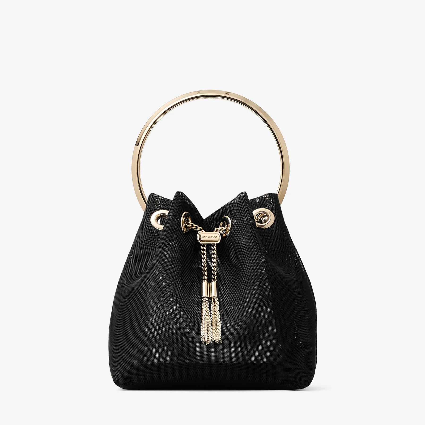 Bon Bon
Black Mesh Bucket Bag - 1
