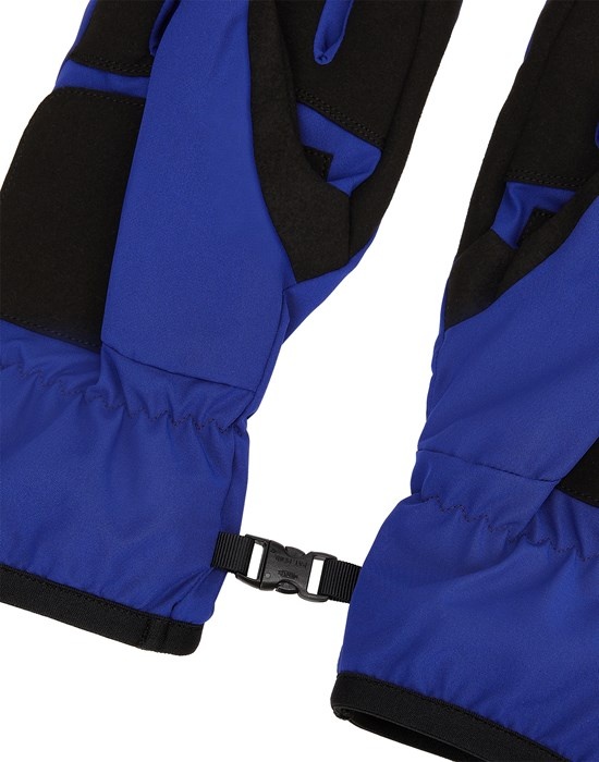 92429 GLOVES SOFT SHELL-R_e.dye® TECHNOLOGY IN RECYCLED POLYESTER WITH POLARTEC® LINING ULTRAMARINE  - 3