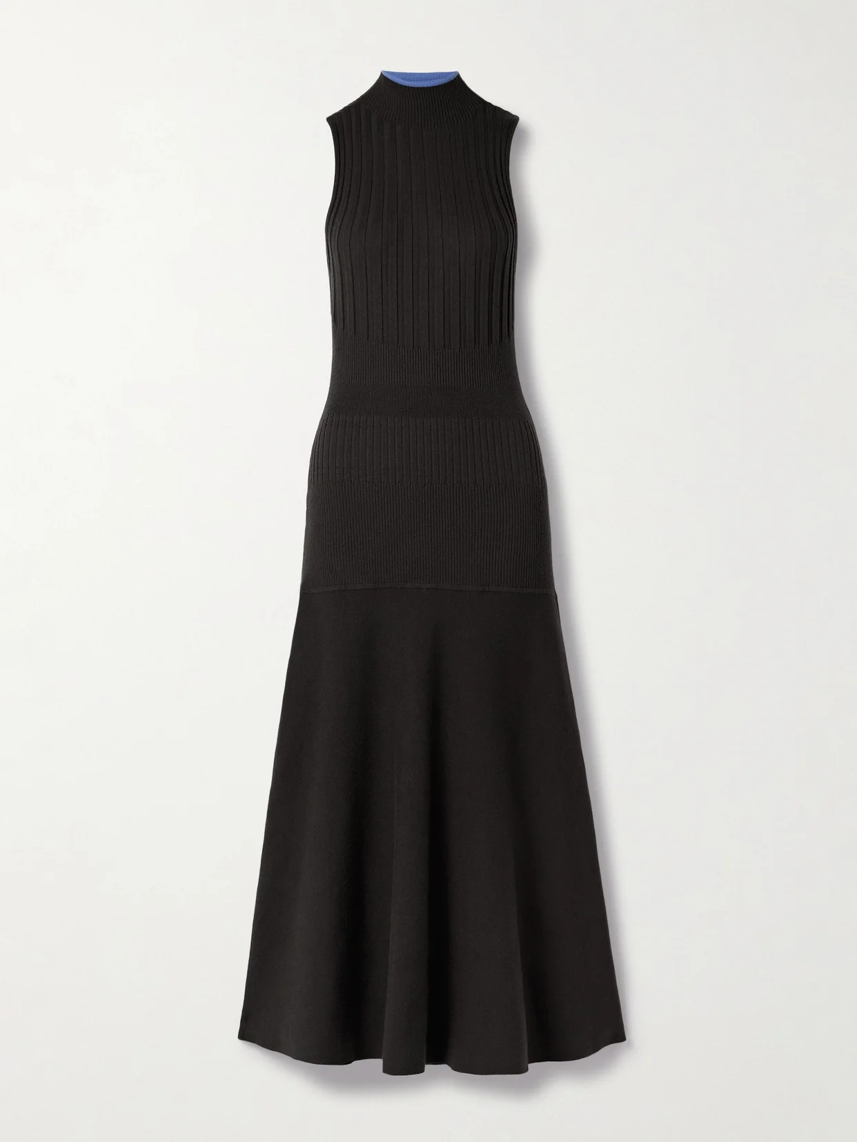 Ezme Paneled Knitted Midi Dress - 1