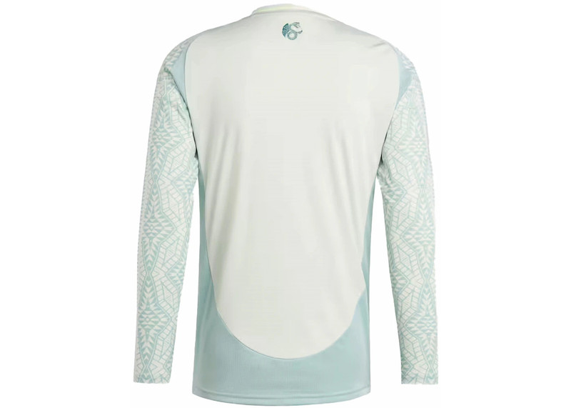 adidas adidas Mexico 24 Long Sleeve Away Jersey Linen Green outlook