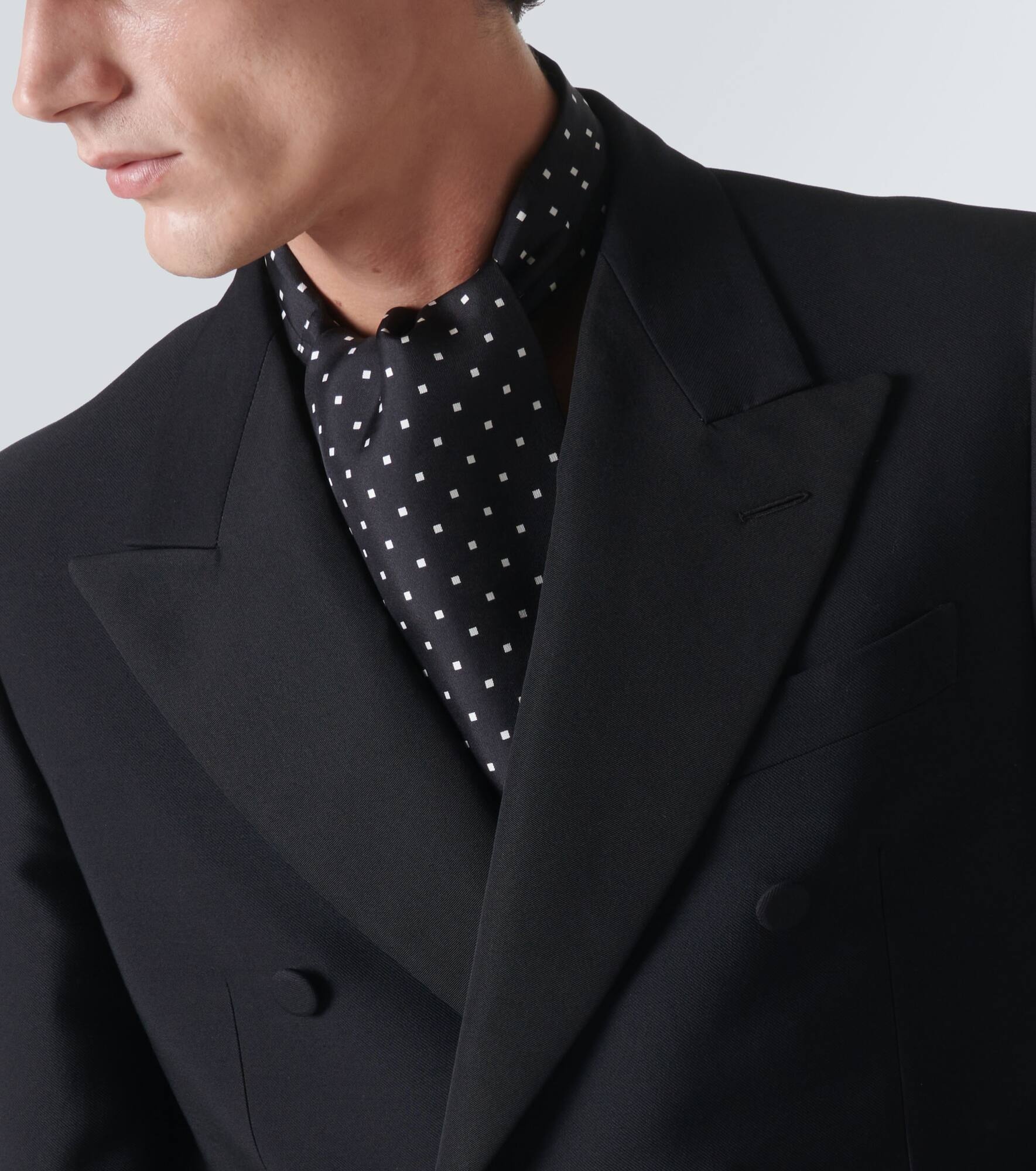 Printed silk tie - 3