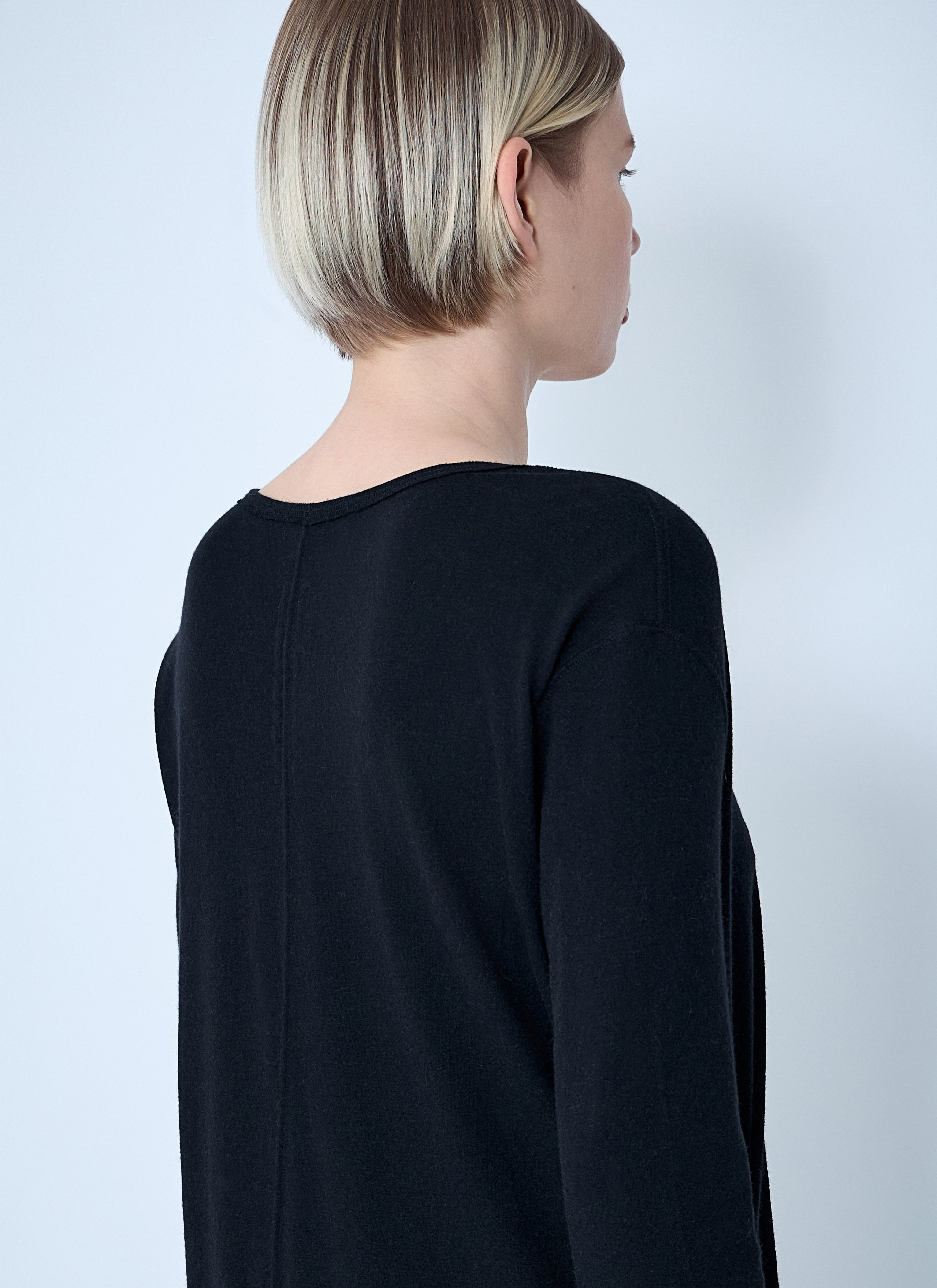Rick Owens Women Hiked Long Sleeve Top - 6