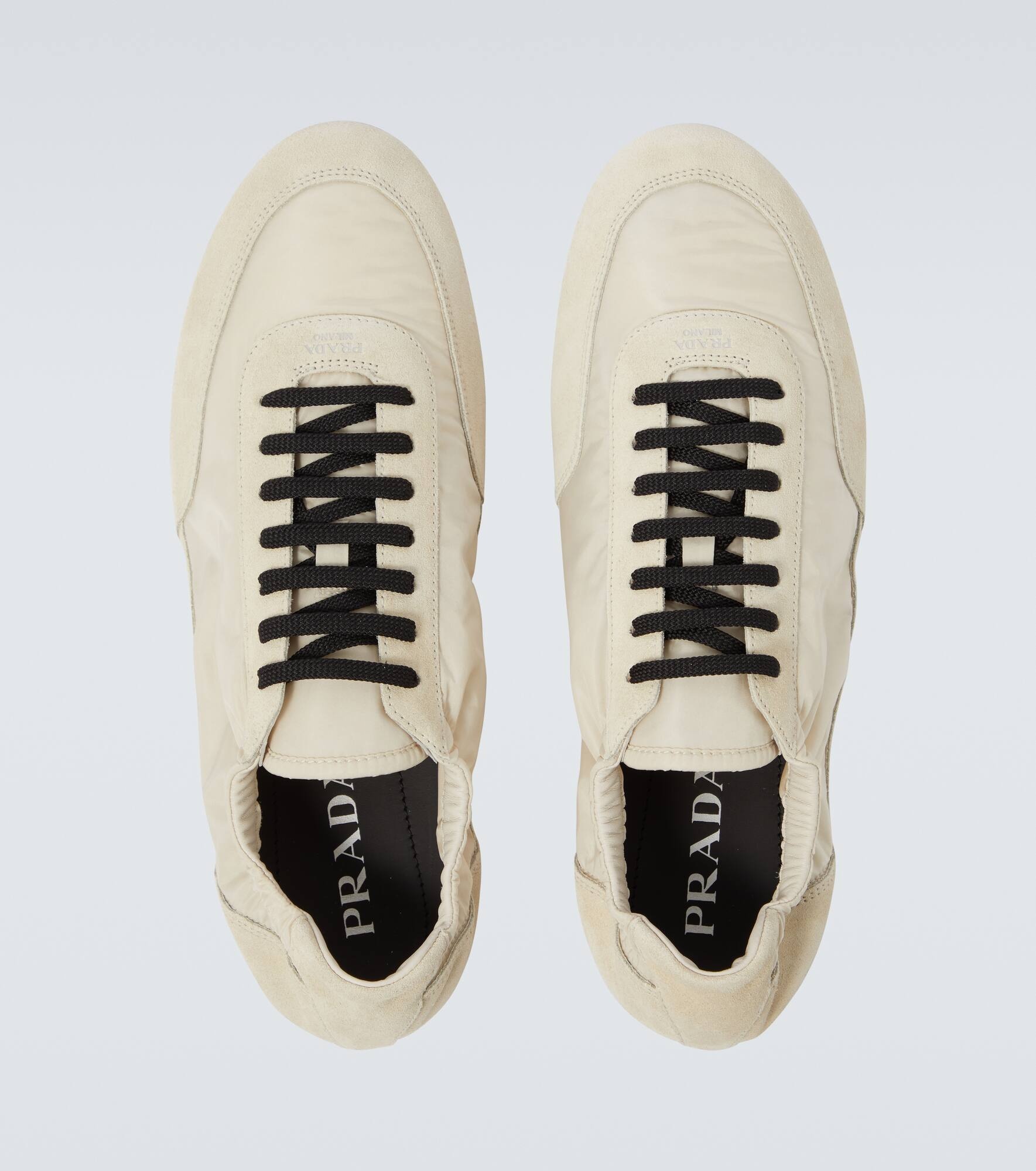 Collapse Re-Nylon and suede sneakers - 4