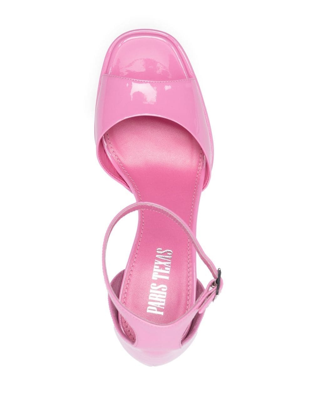 130mm patent-leather platform sandals - 4