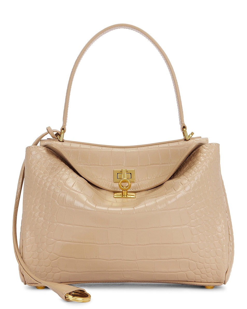 Rodeo Embossed Croc Small Top Handle Bag - 3
