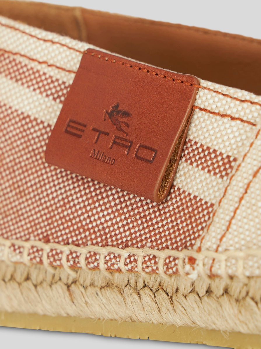 STRIPED COTTON ESPADRILLES - 4
