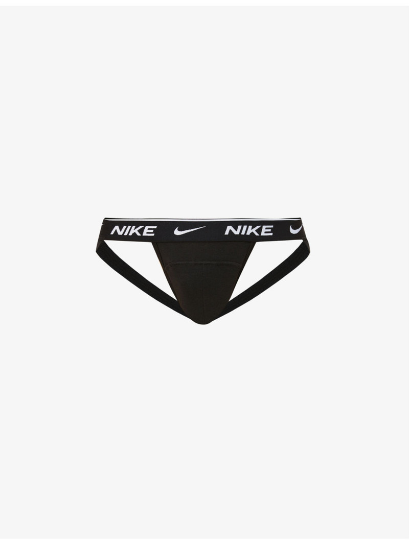 Nike Logo-print stretch-cotton jockstraps pack of three outlook