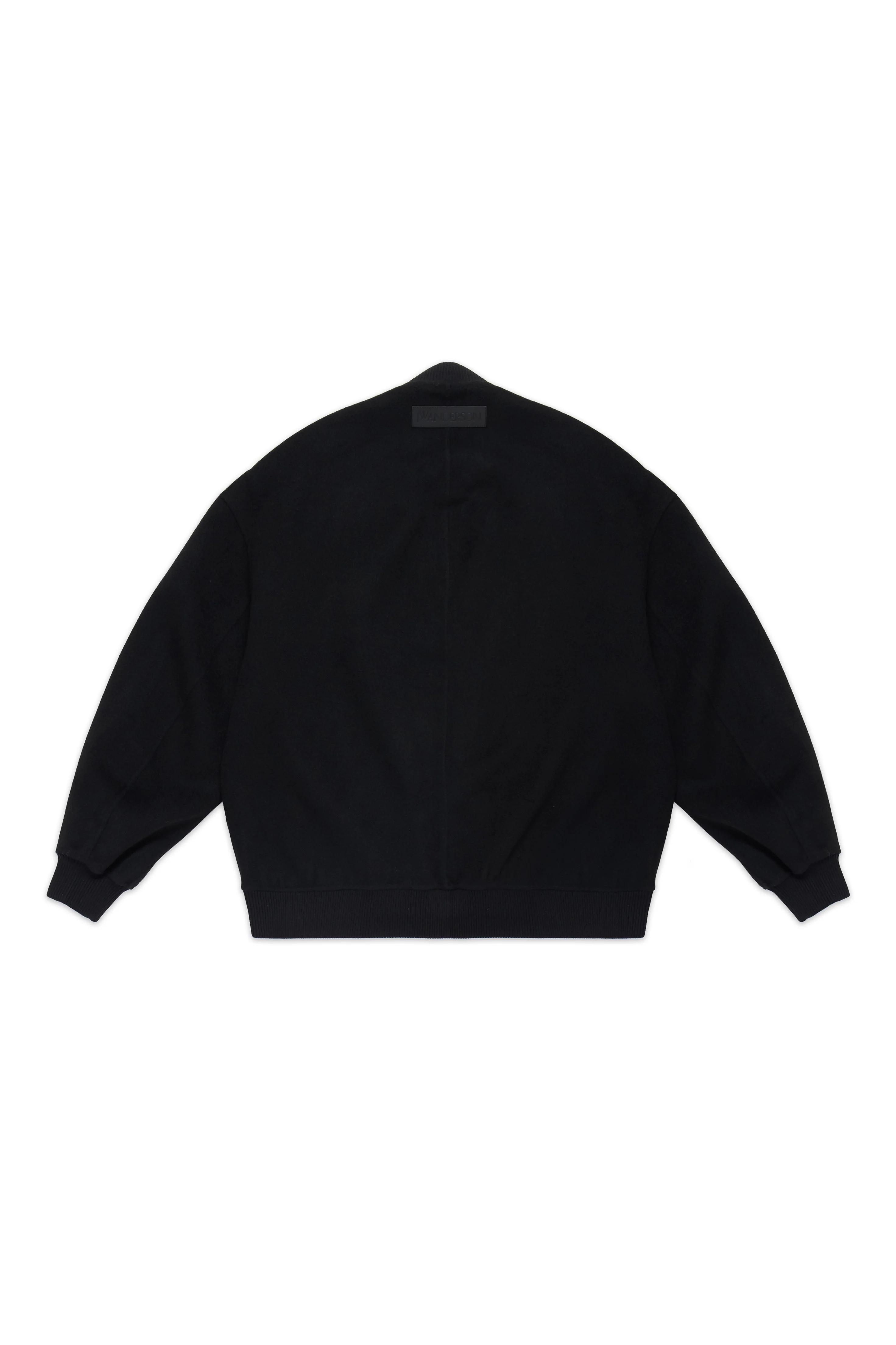 JW Anderson Puller Oversized Bomber Jacket Black - 2