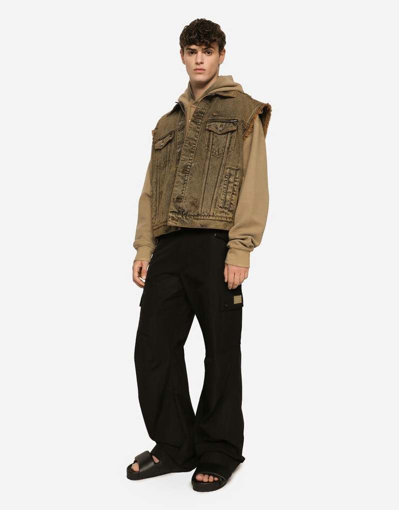 Coin print inside-out jersey hoodie 5