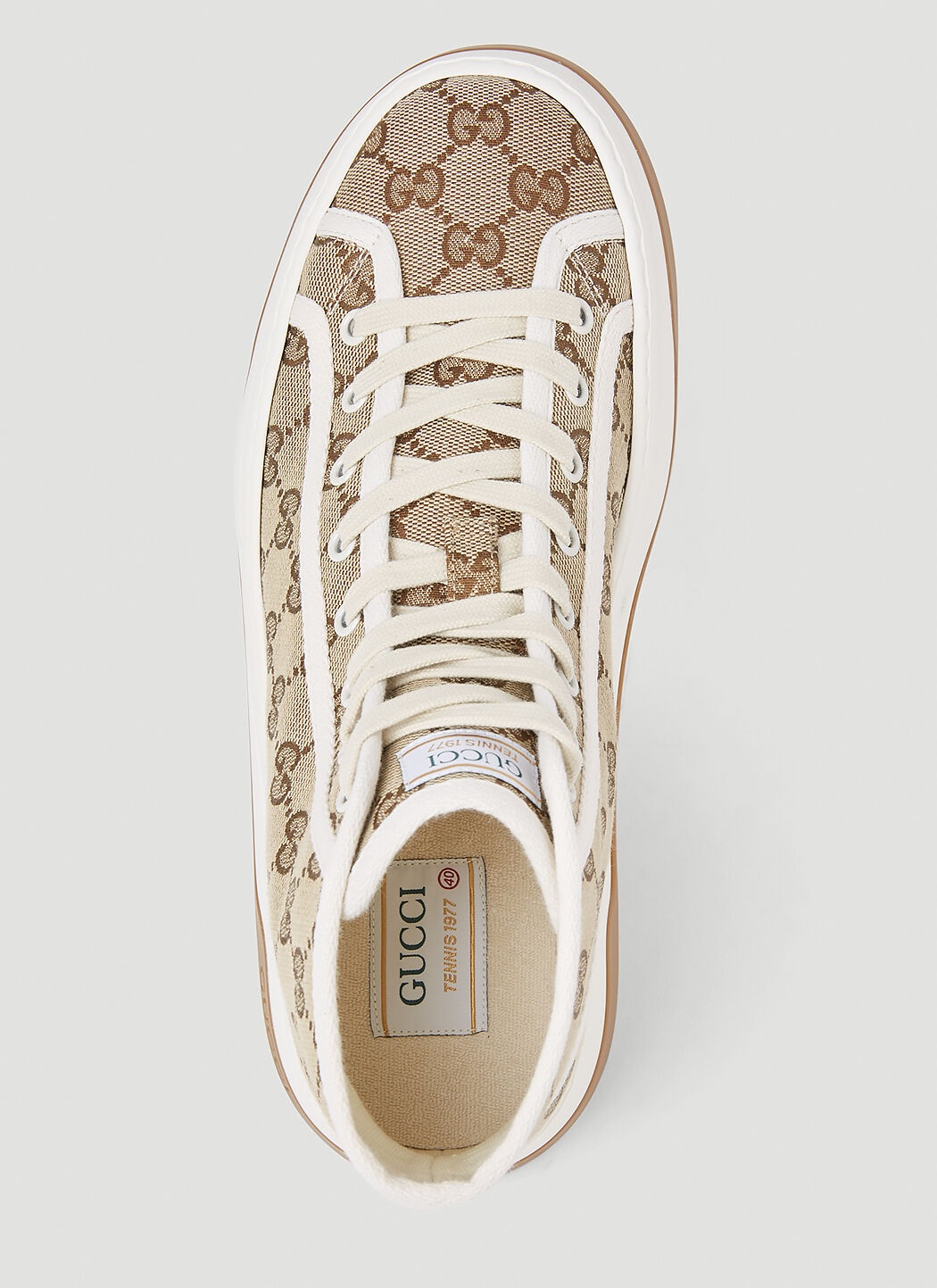 GUCCI GG Canvas High Top Sneakers | lncc | REVERSIBLE