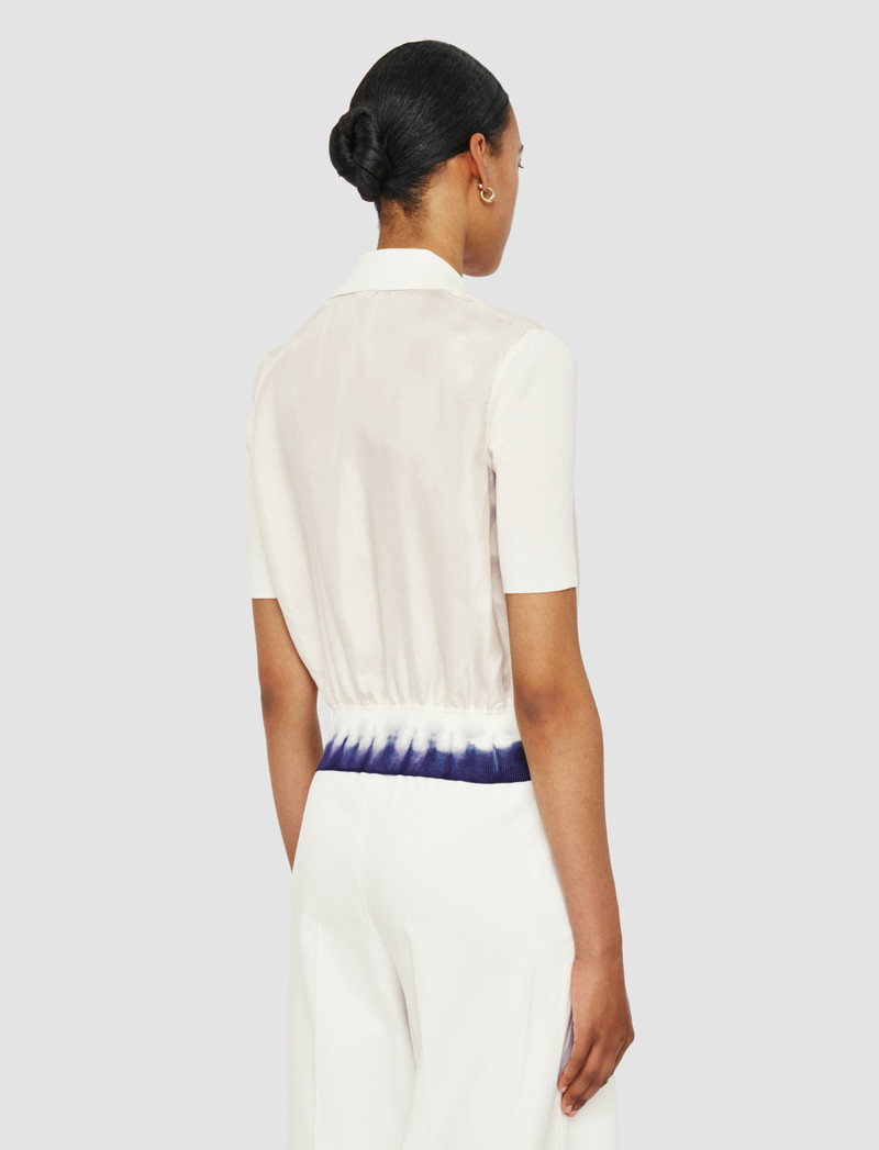 Knit & Woven Cardigan 4