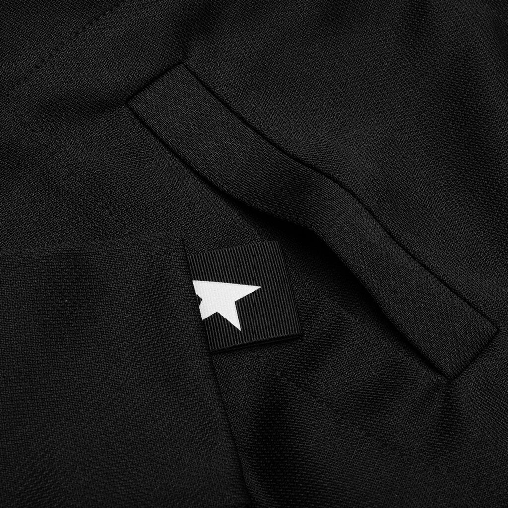 WOMEN'S STAR ZIPPED TRACK JACKET - BLACK - 5