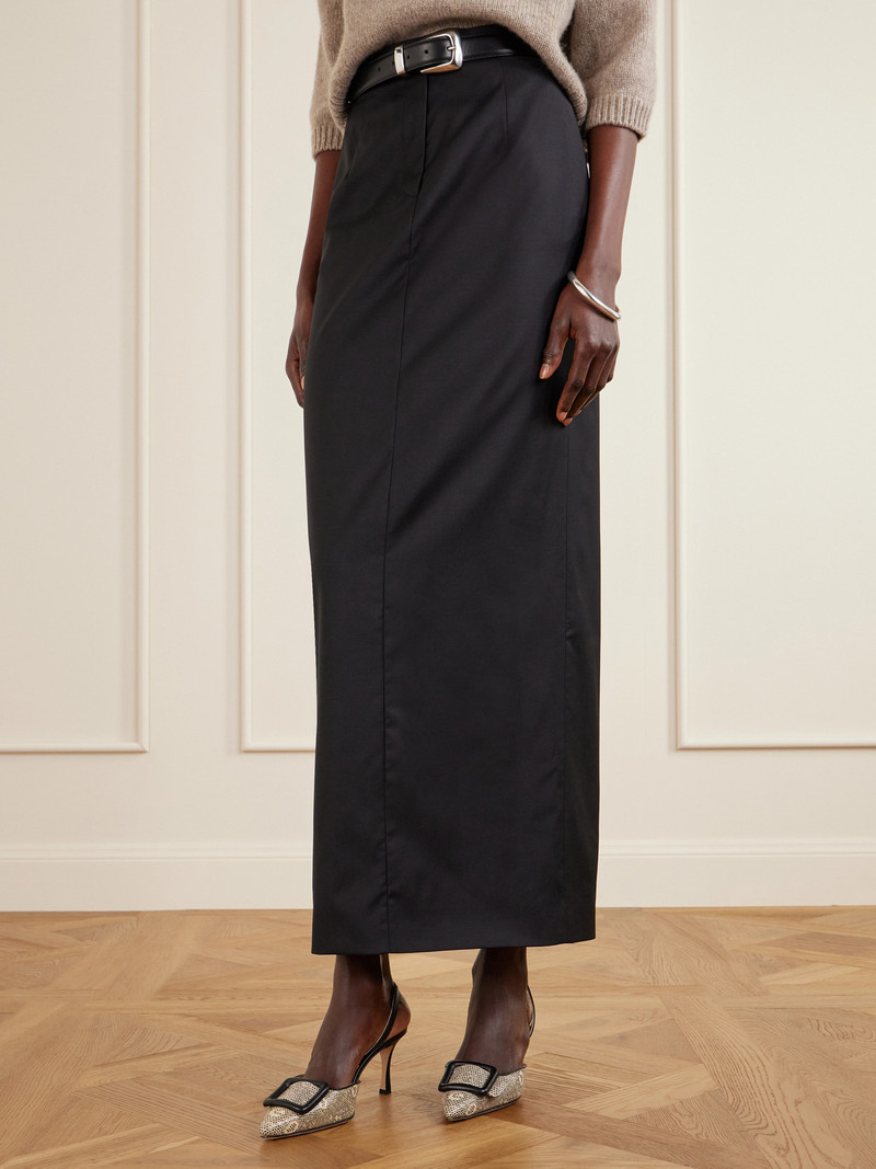 Manolo Blahnik Mayslibi 70 Lizard-effect Leather Slingback Pumps outlook