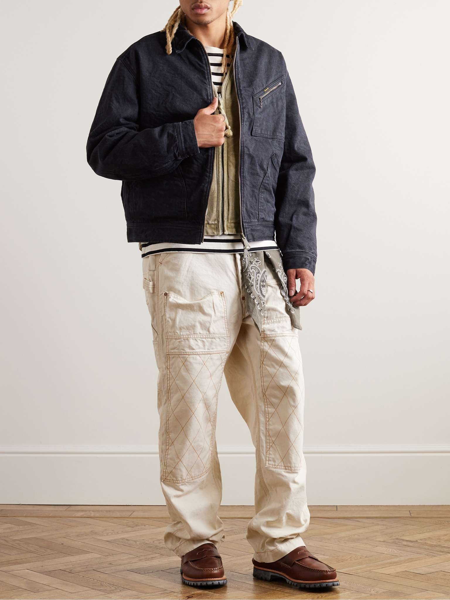 Reversible Jacquard and Denim Jacket - 2