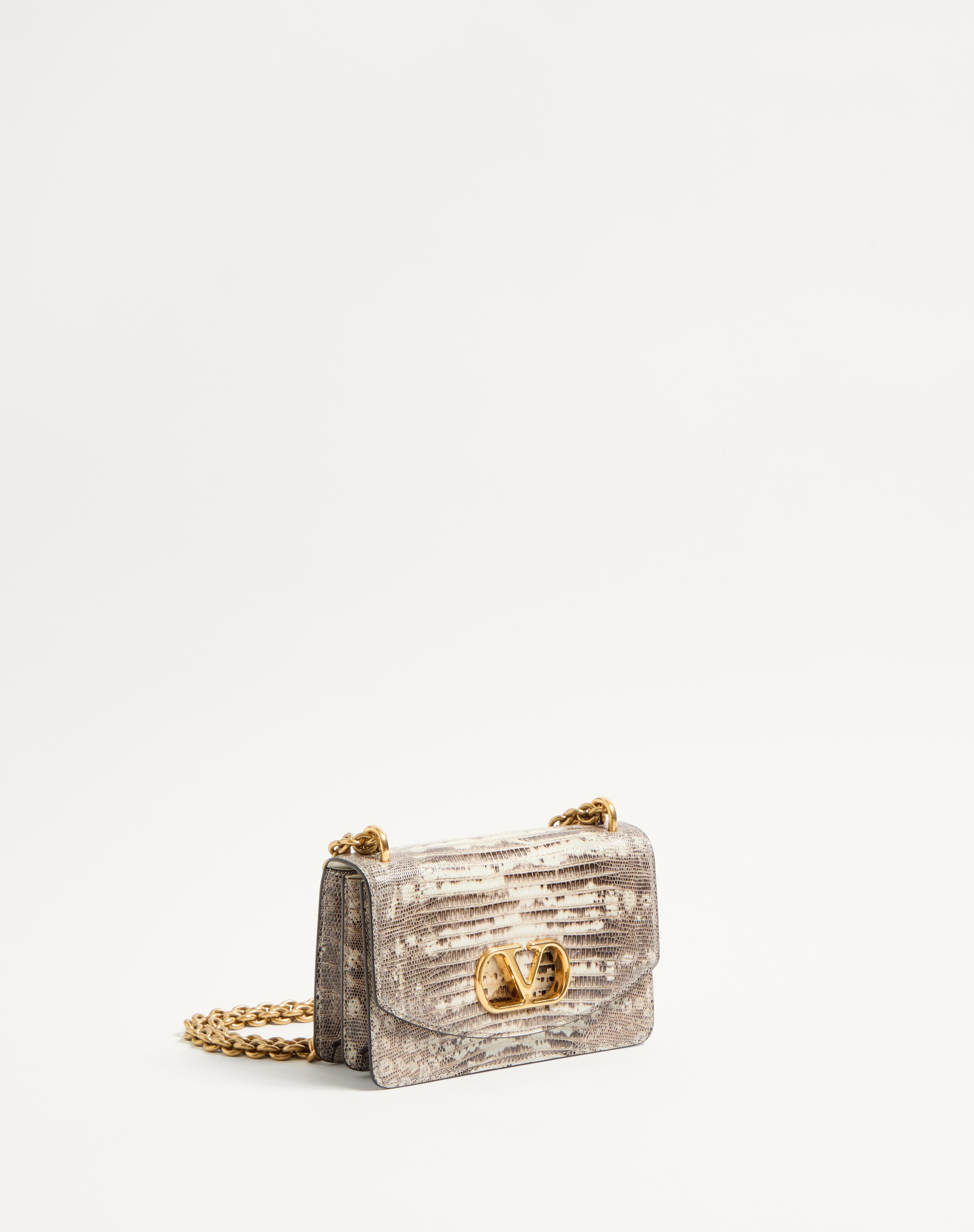 VALENTINO GARAVANI VAIN SMALL SHOULDER BAG IN TEJUS - 3
