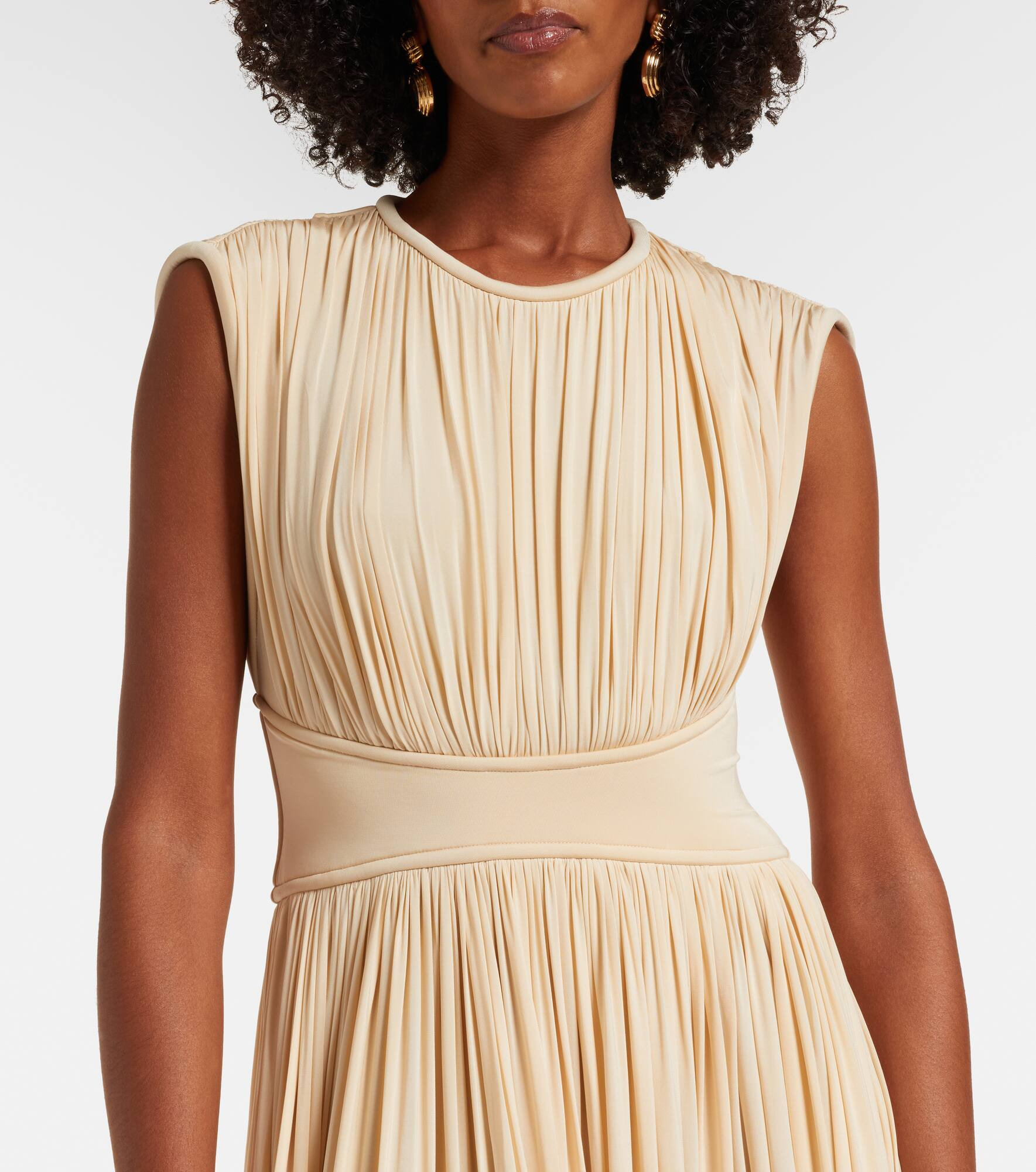 Hypnotic pleated maxi dress - 4