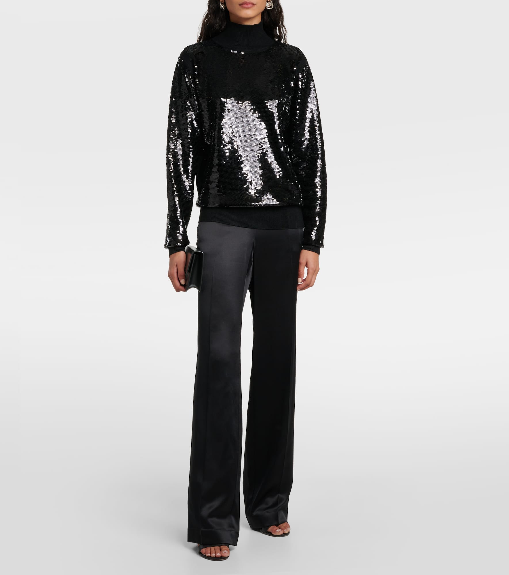 Sequined wool-blend sweater - 2