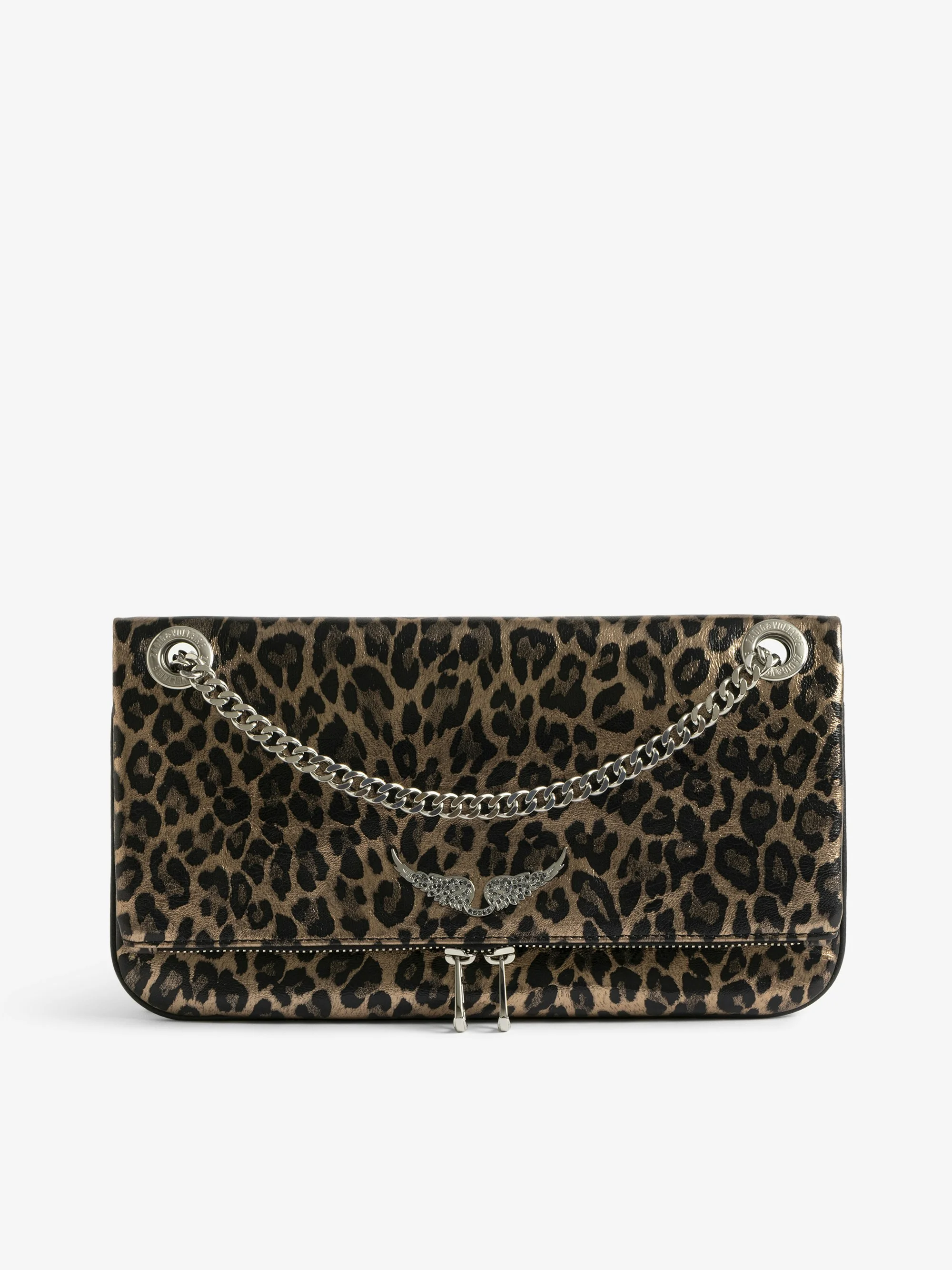 Rock II Metal Leopard Clutch - 1