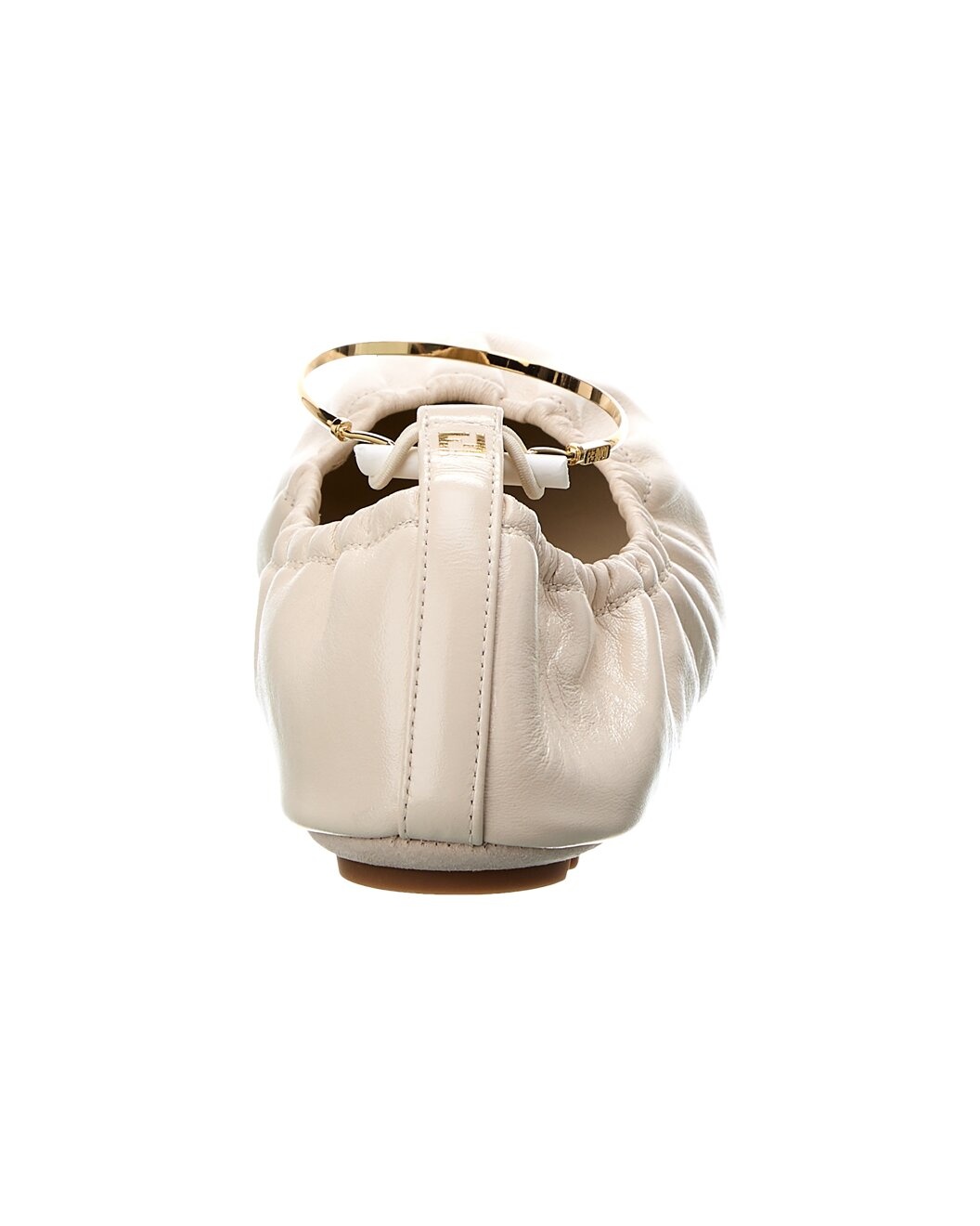 FENDI Filo Leather Ballerina Flat - 3