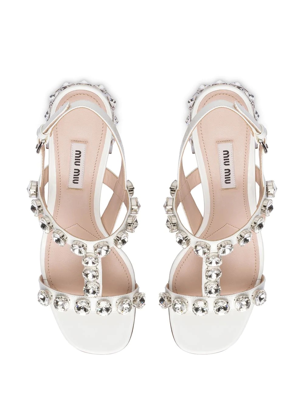 crystal-embellished sandals - 4