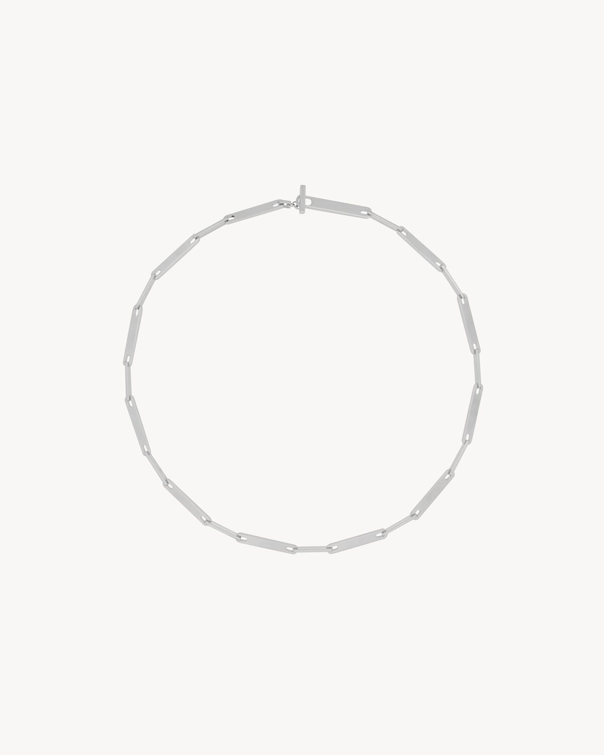 PLAQUE CHAIN NECKLACE IN METAL - 2