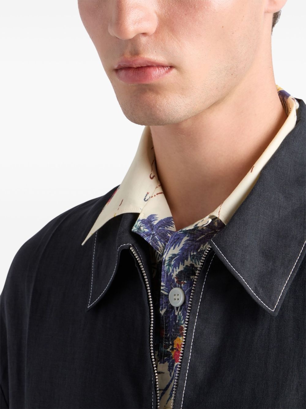cotton blouson jacket - 5