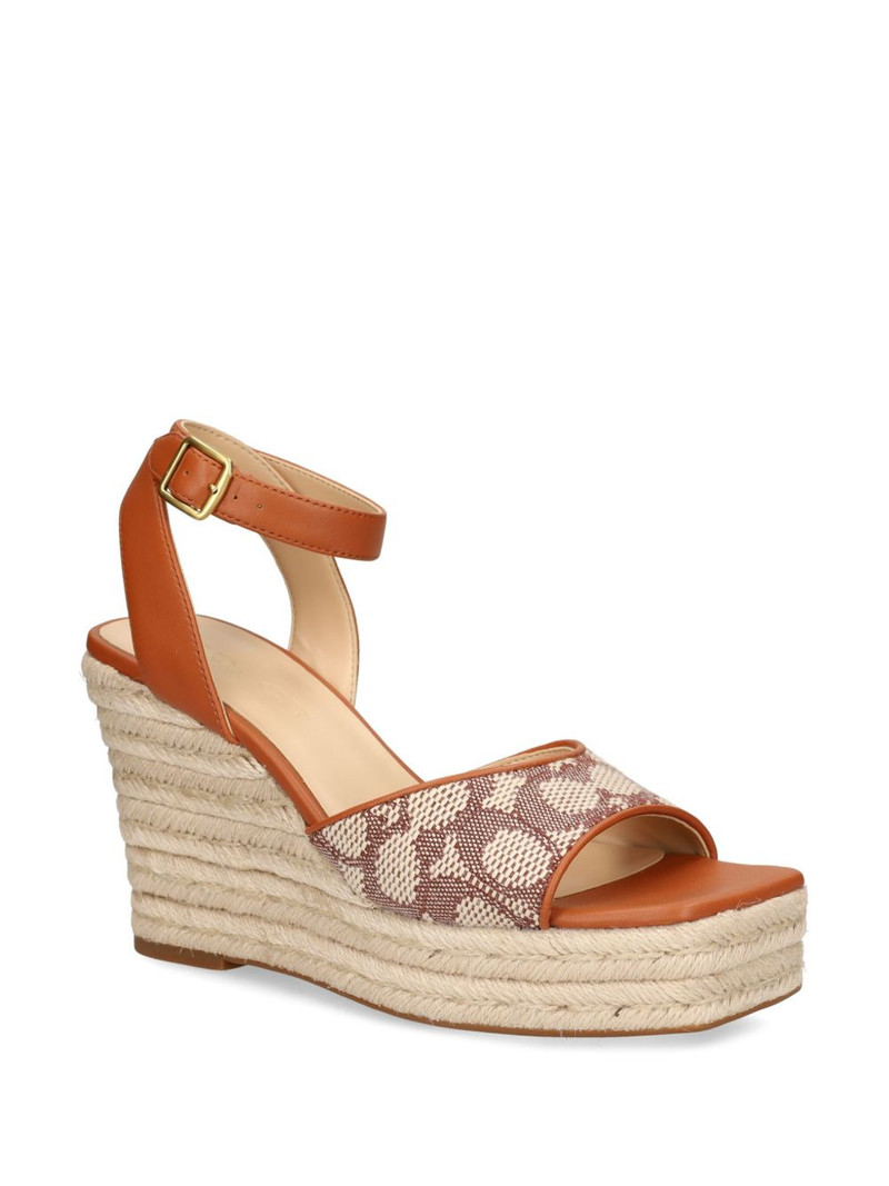 COACH 70mm wedge espadrilles outlook