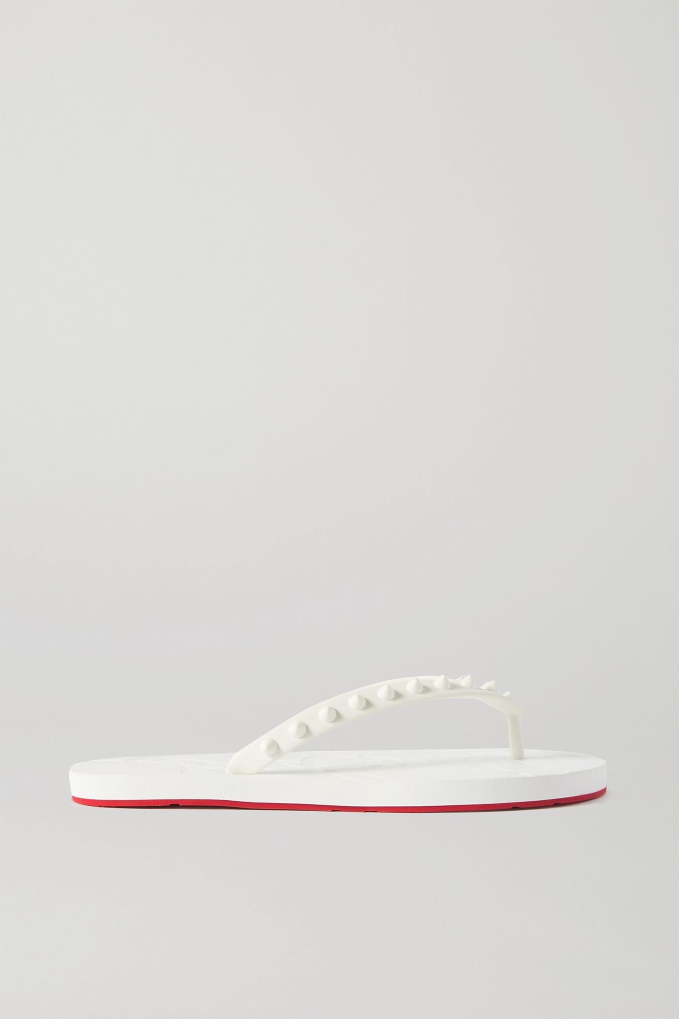 Loubi Flip Donna spiked rubber flip flops  - 1