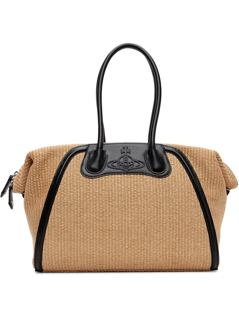 Beige Shirley Holdall Tote 1