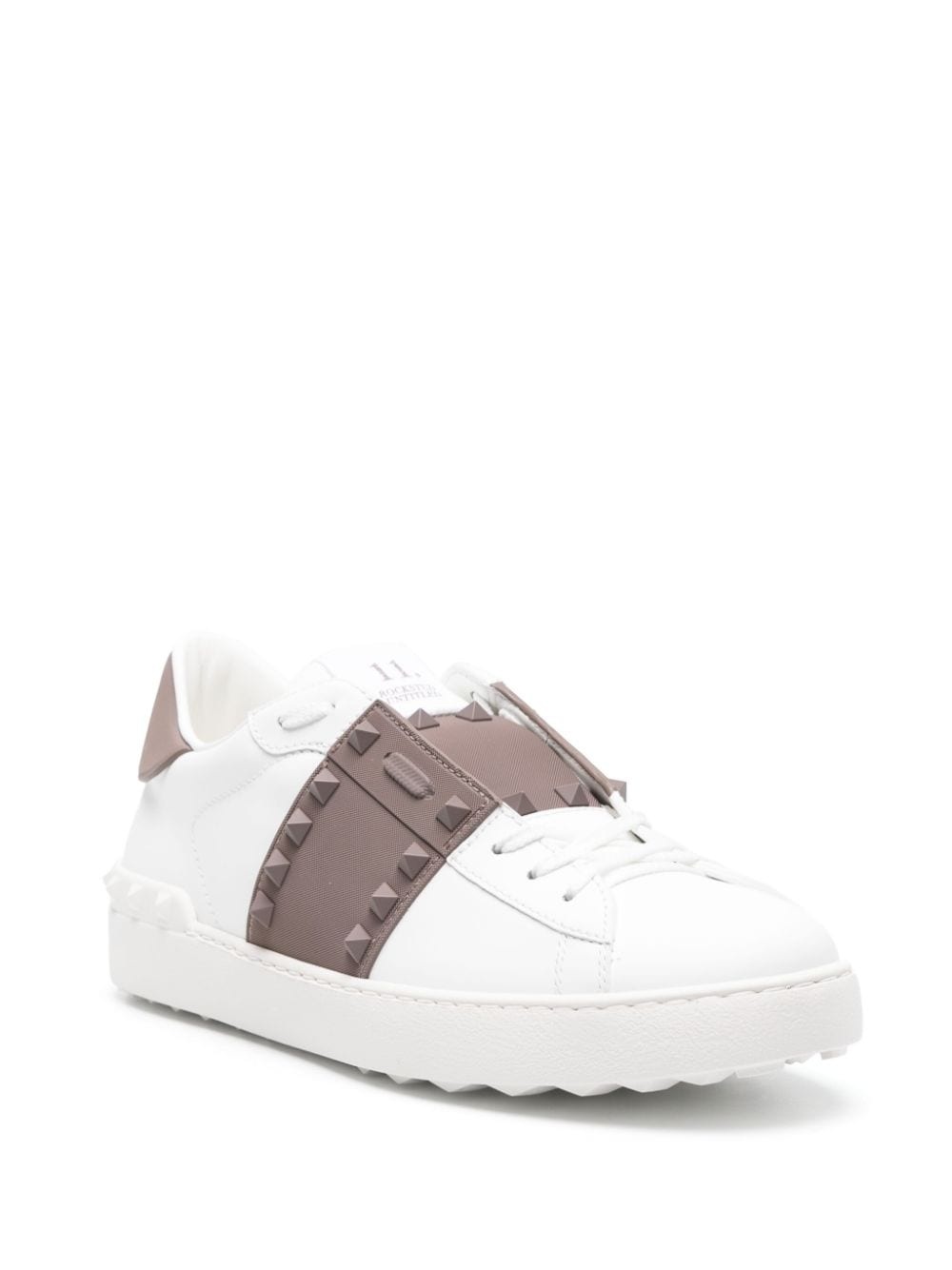 Valentino Rockstud Untitled leather sneakers farfetch REVERSIBLE