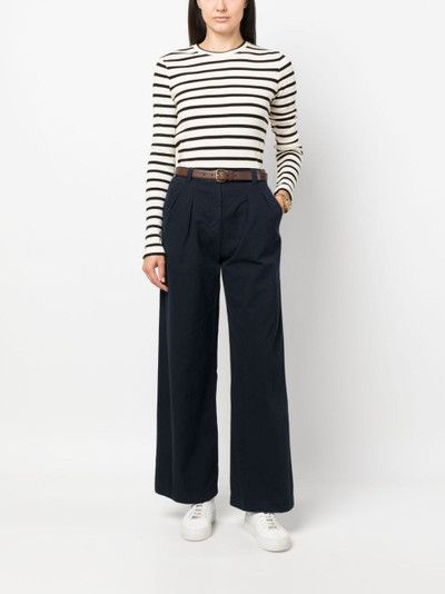 A.P.C. wide-leg cotton trousers outlook