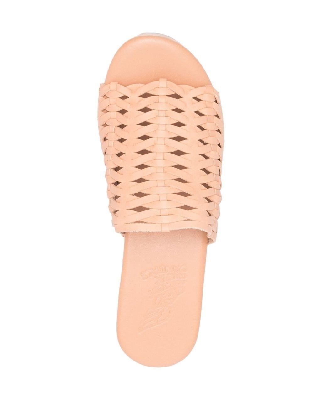 woven leather clogs - 4