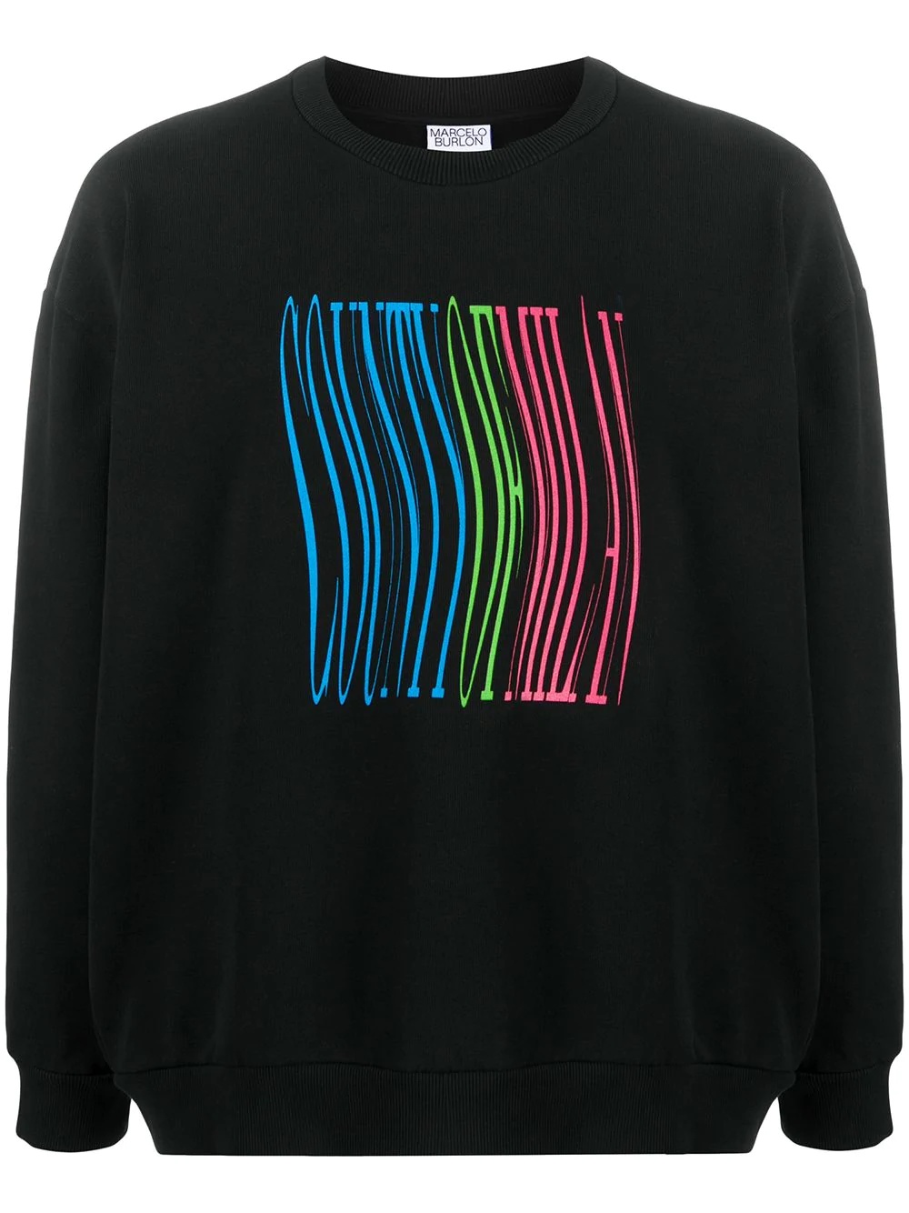 distorted sweatshirt - 1