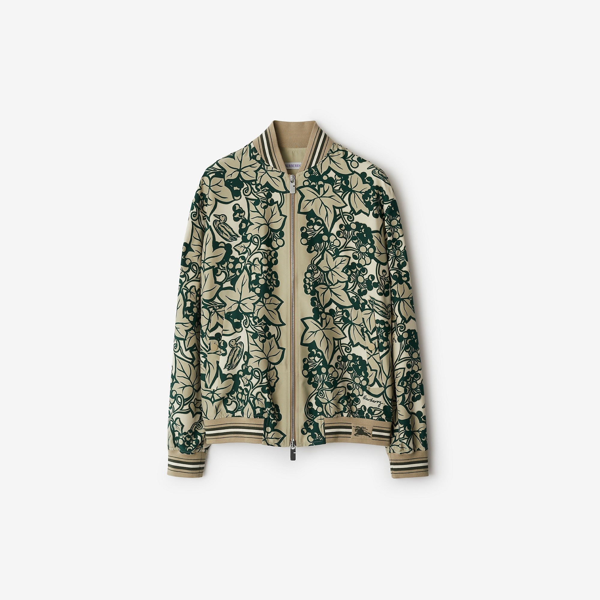 Ivy Silk Bomber Jacket - 1