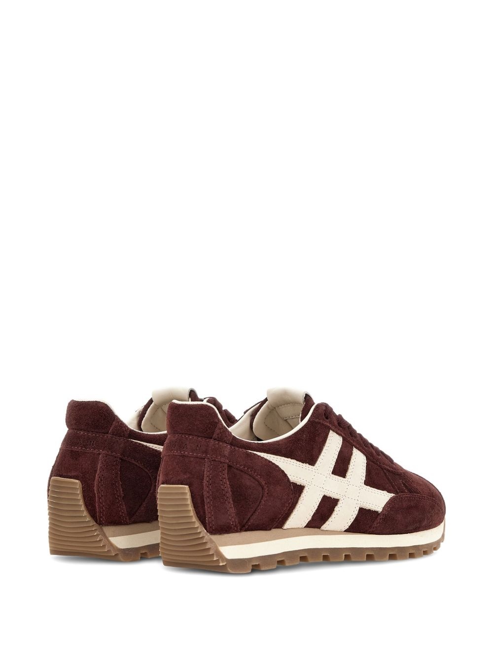 suede-leather sneakers - 4