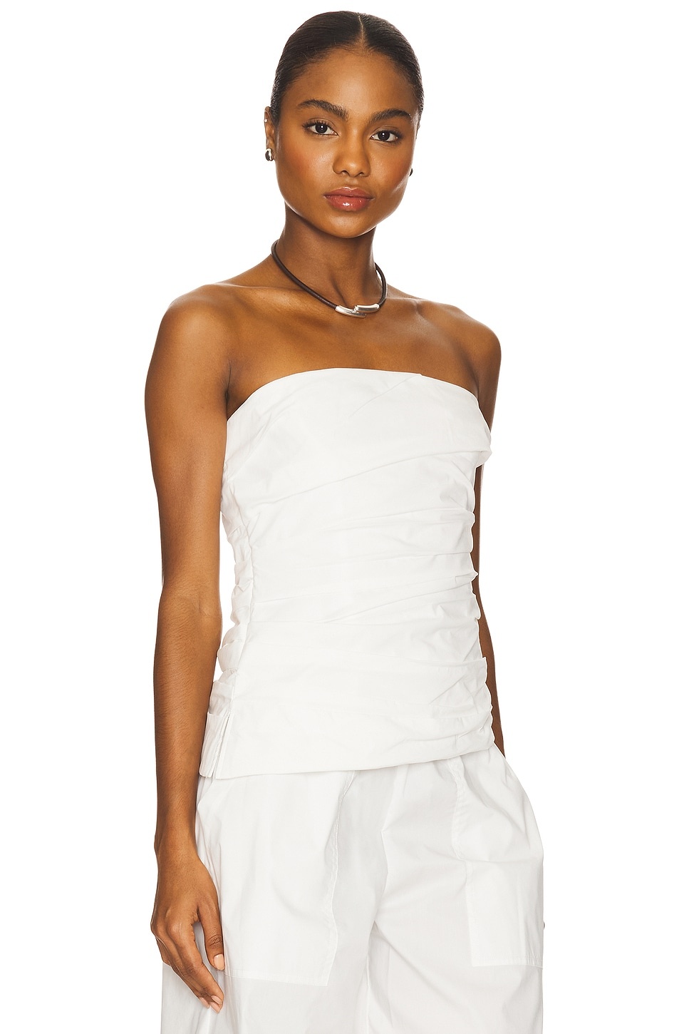 Emerson Ruched Bustier Top - 3