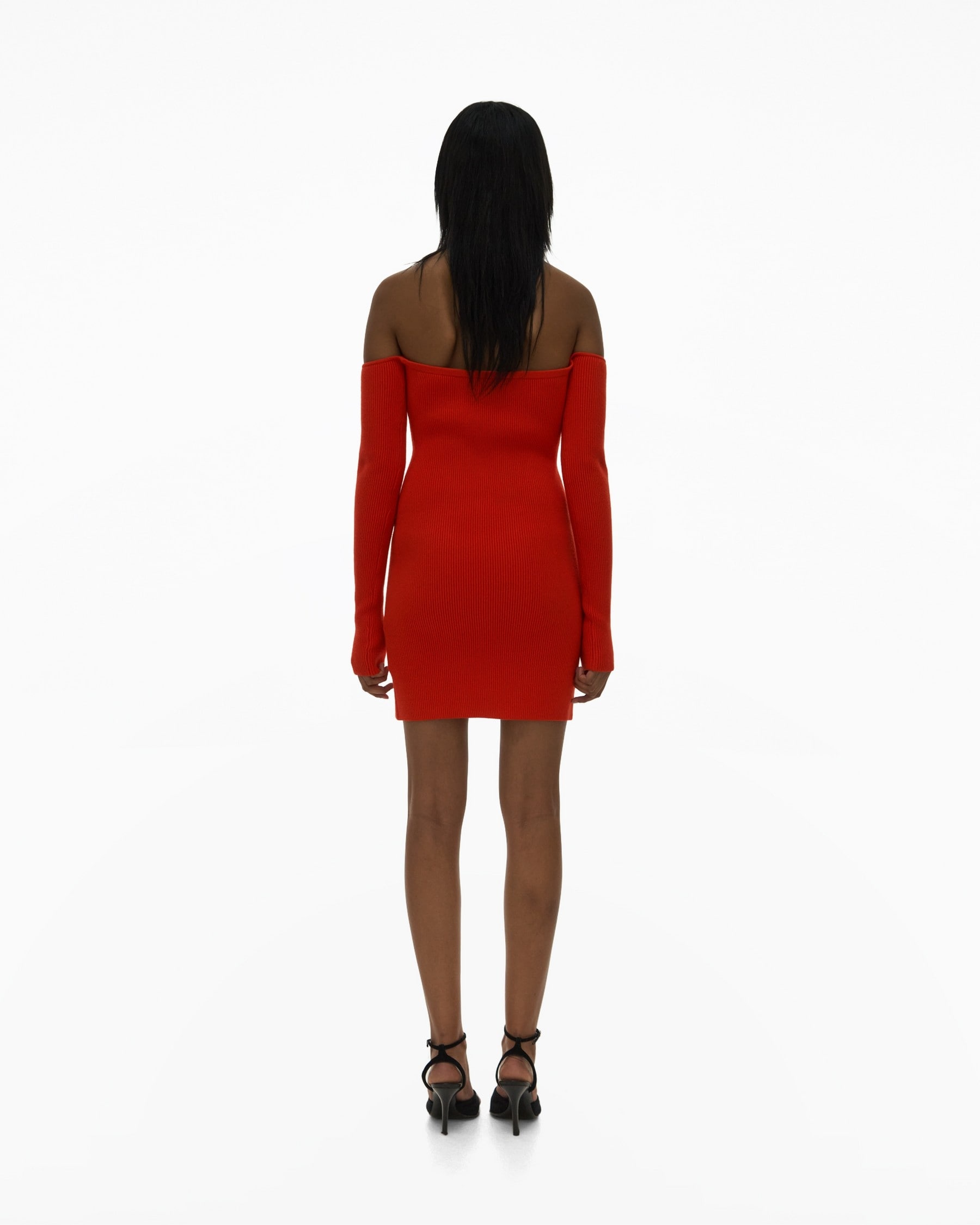 RIBBED CONTOUR DRESS - 4