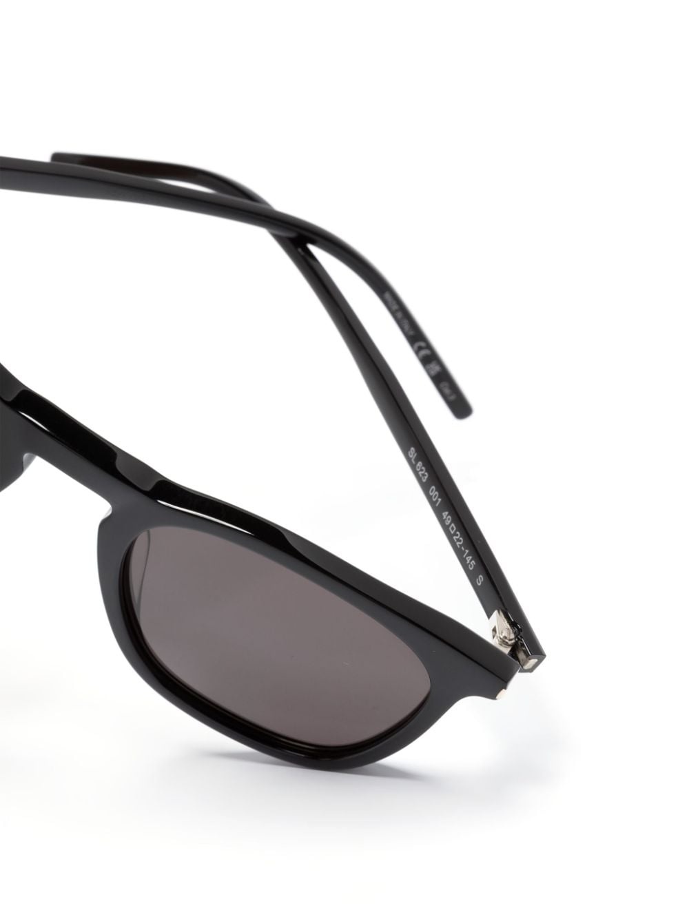 matte-effect square-frame sunglasses - 3