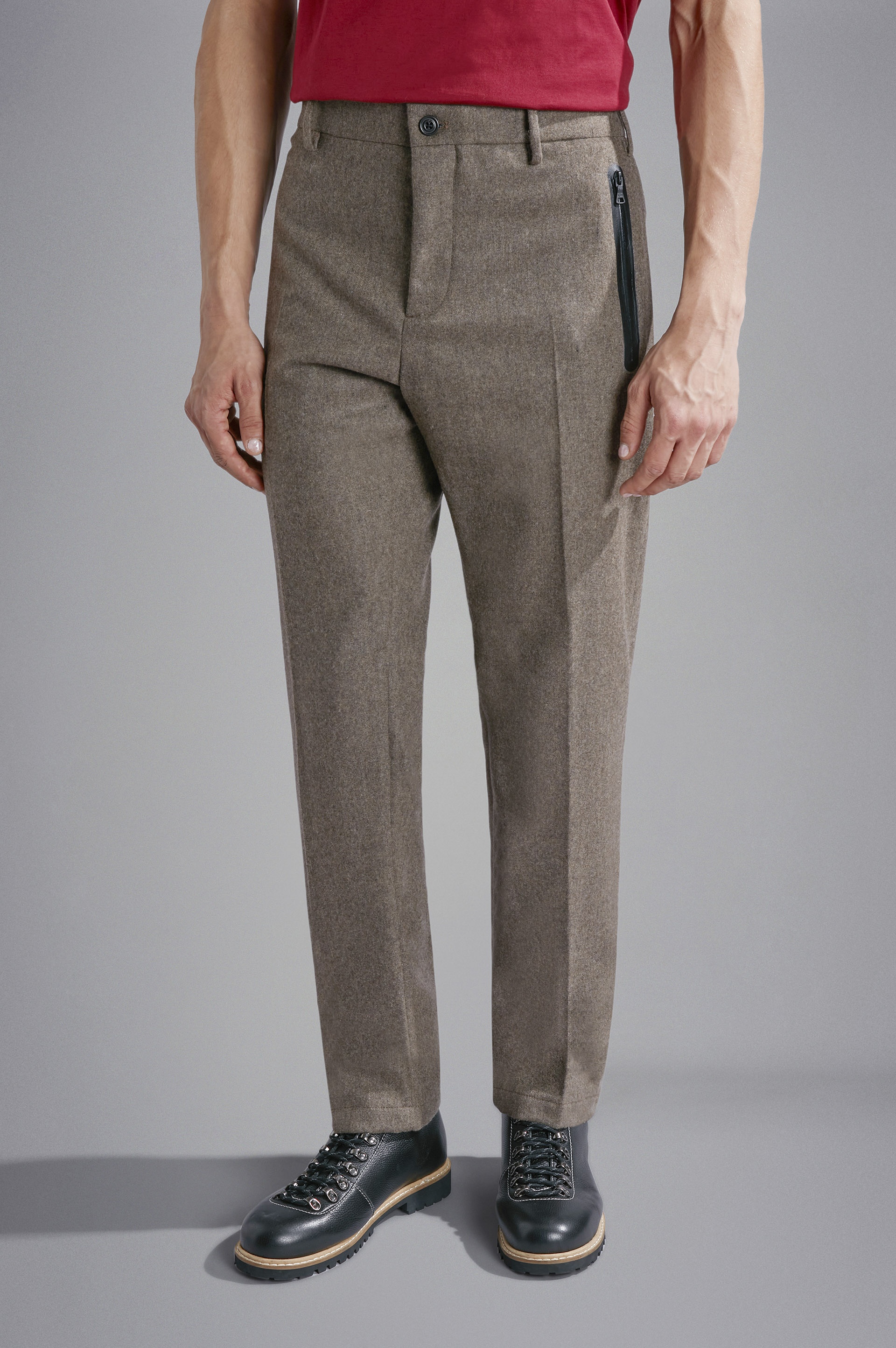 TECHNICAL WOOL CHINO TROUSERS - 7