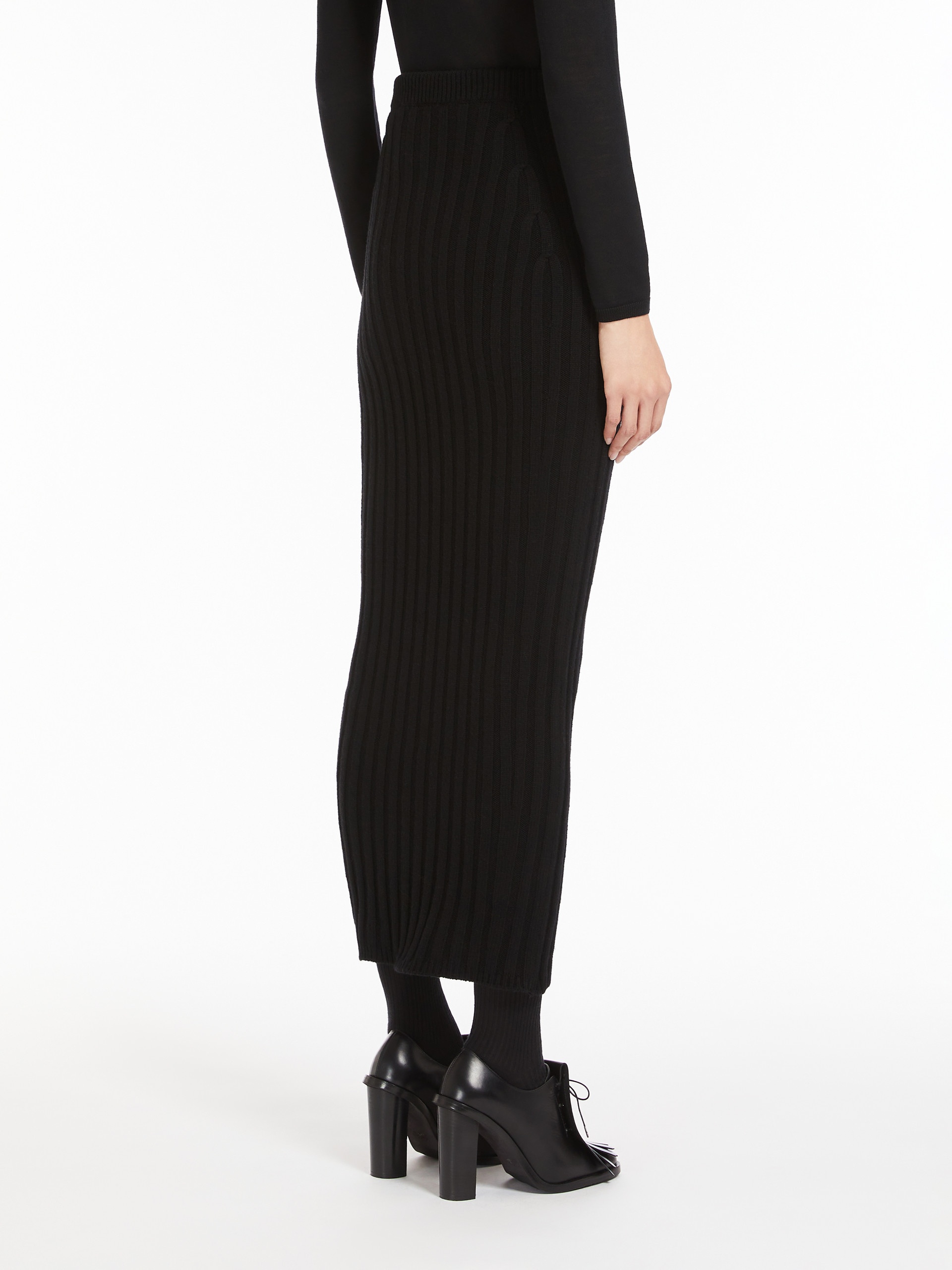 SETA Wool and cashmere knit skirt - 4