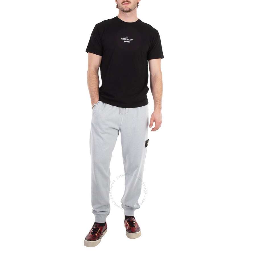 Stone Island Compass Badge Fleece Sweatpants - 6
