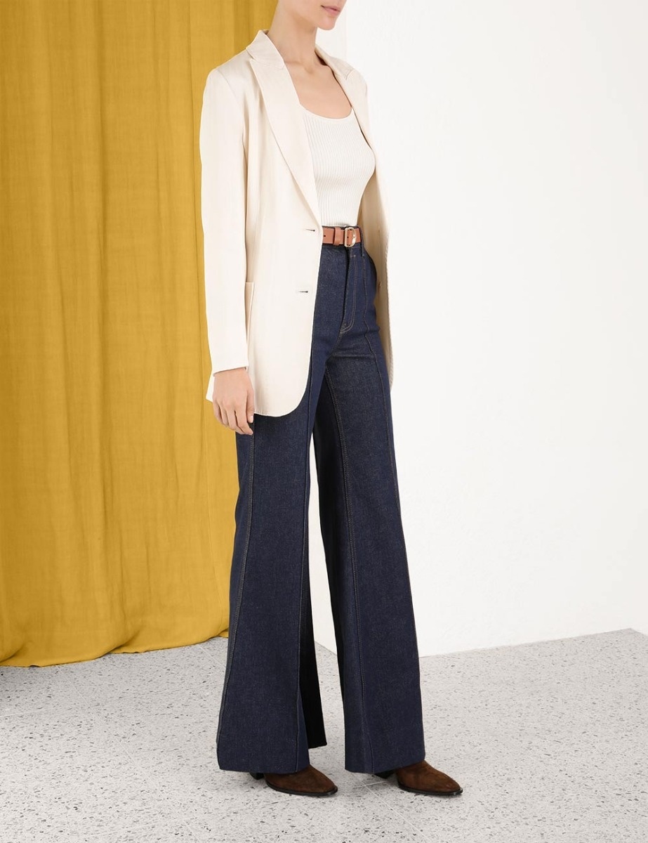 KALEIDOSCOPE BELTED JACKET - 7
