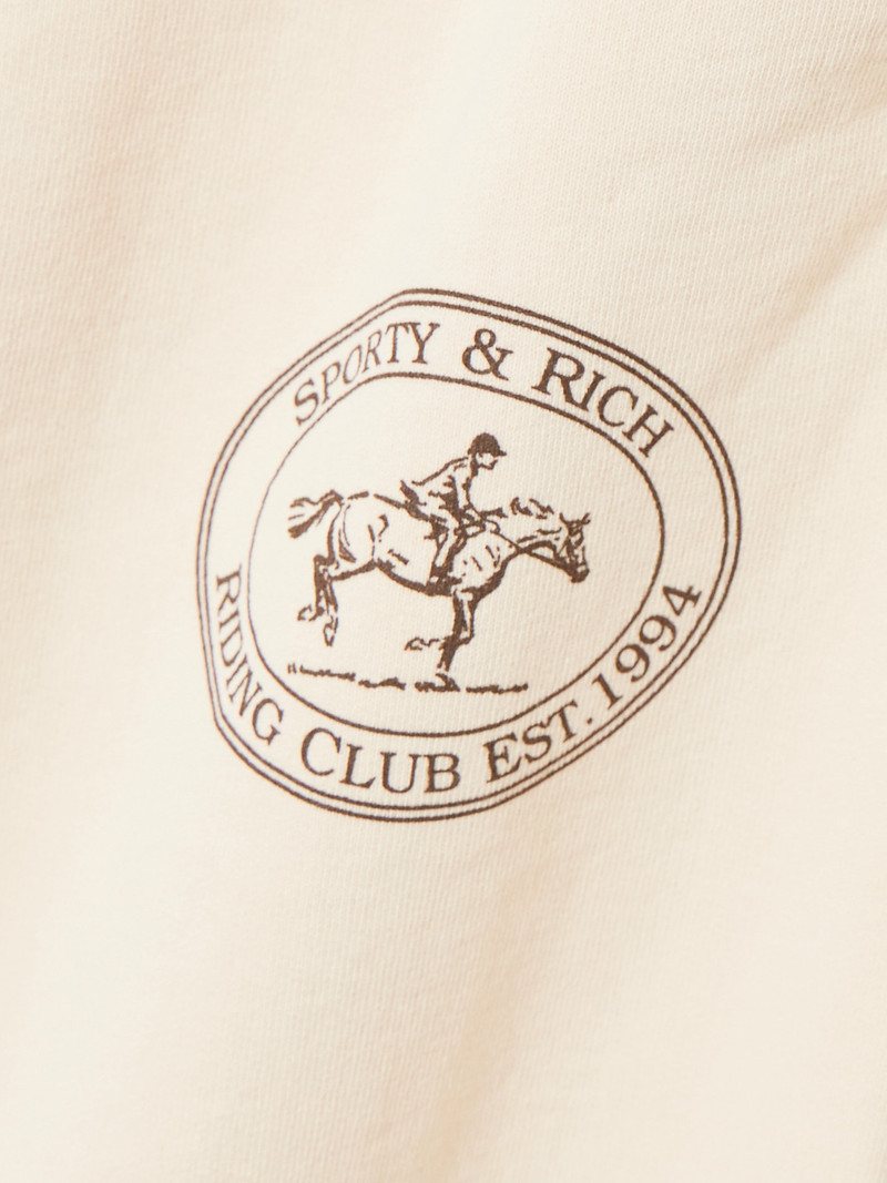 Riding Club Printed Cotton-jersey Tapered Sweatpants 5