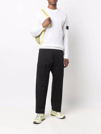 Stone Island compass badge cargo trousers outlook